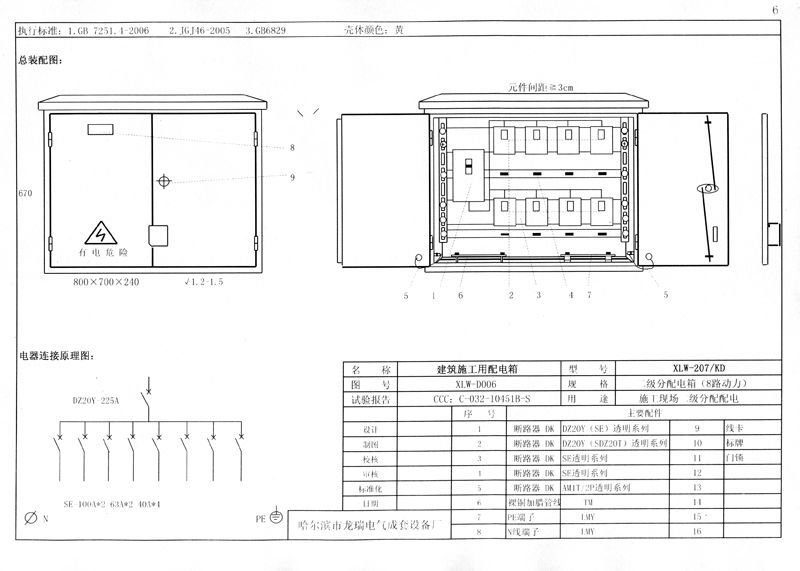 較完整的施工現場臨時用電配電箱(機柜)標準化配置圖集！